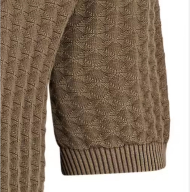 Short-Sleeve Knitted Polo Shirt – Slim Fit